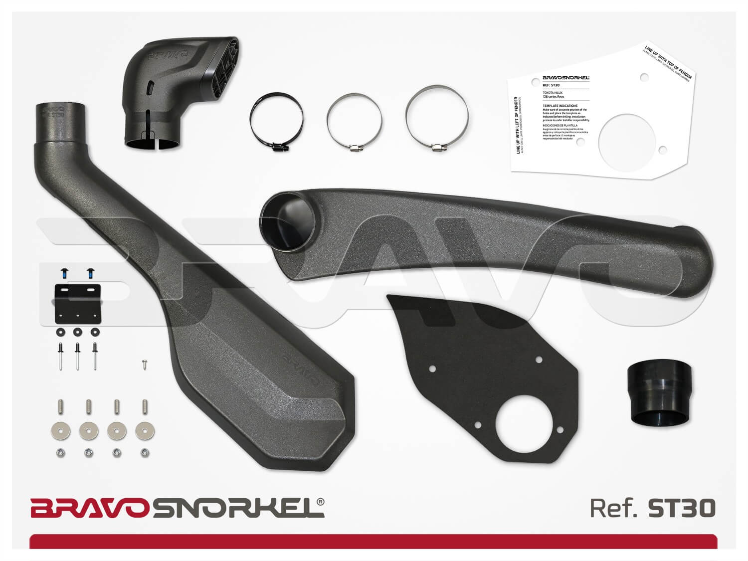 Bravo Snorkel Schnorchel für Toyota Hilux (ab 2016)