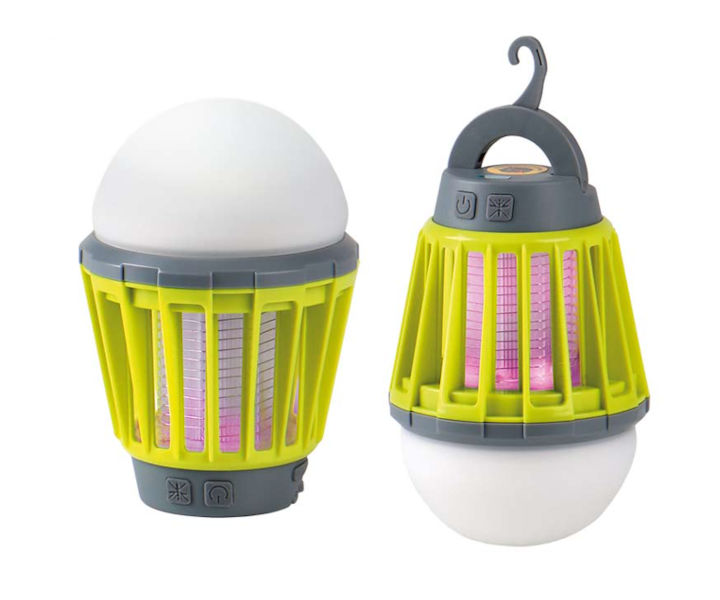 LED Akku Dachzeltlampe / Campingleuchte mit Insektenschutz